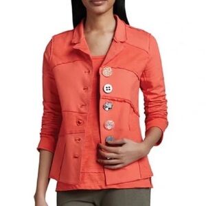 Neon Buddha Patchwork Art To Wear Blazer Jacket